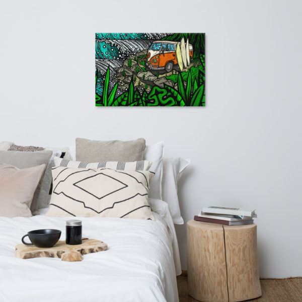 Surf Trippin - 24x36 inch Gallery Wrapped Canvas Print - Image 7