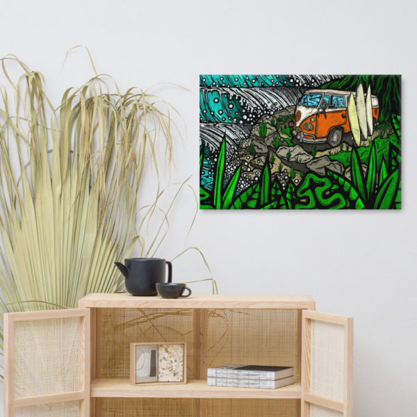 Surf Trippin - 24x36 inch Gallery Wrapped Canvas Print - Image 10