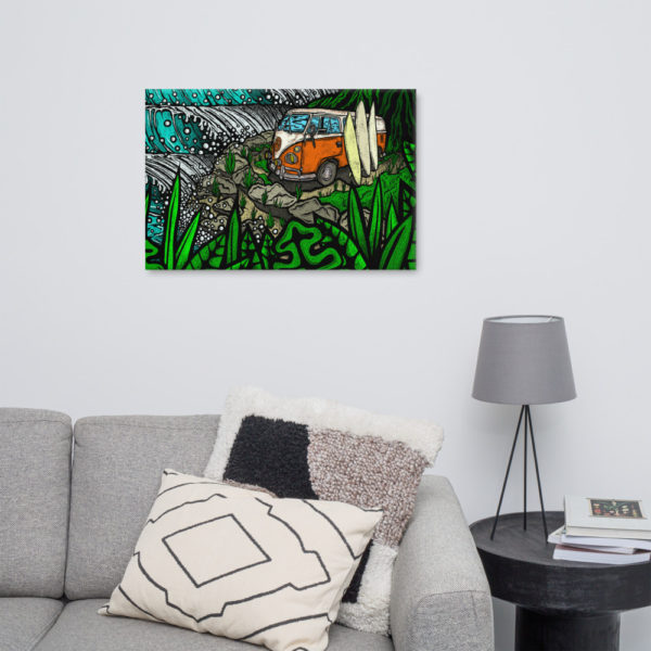 Surf Trippin - 24x36 inch Gallery Wrapped Canvas Print - Image 11
