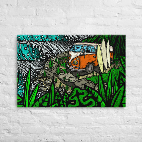 Surf Trippin - 24x36 inch Gallery Wrapped Canvas Print - Image 13