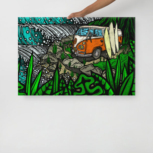 Surf Trippin - 24x36 inch Gallery Wrapped Canvas Print - Image 14