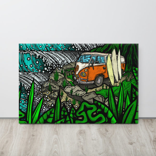 Surf Trippin - 24x36 inch Gallery Wrapped Canvas Print - Image 16