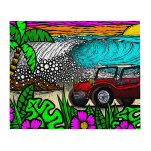 Surf Buggin - Throw Blanket in 2 sizes