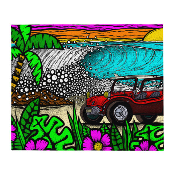 Surf Buggin - Throw Blanket in 2 sizes