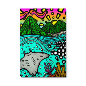 Manta Ray - Metal print