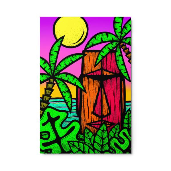 Moai Sunset - Metal prints in multiple sizes