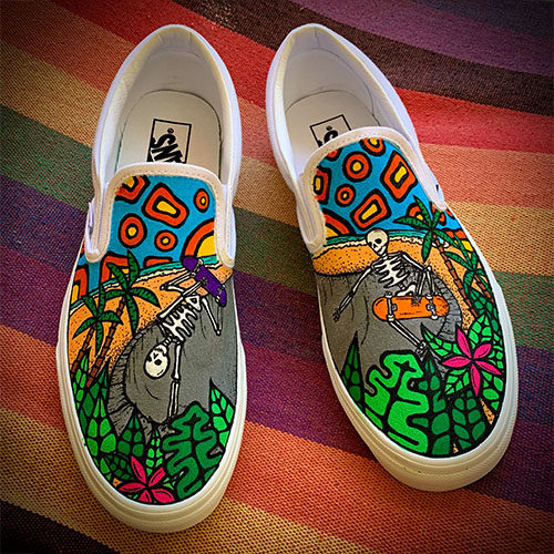 Lance Anderson Custom Artwork Vans