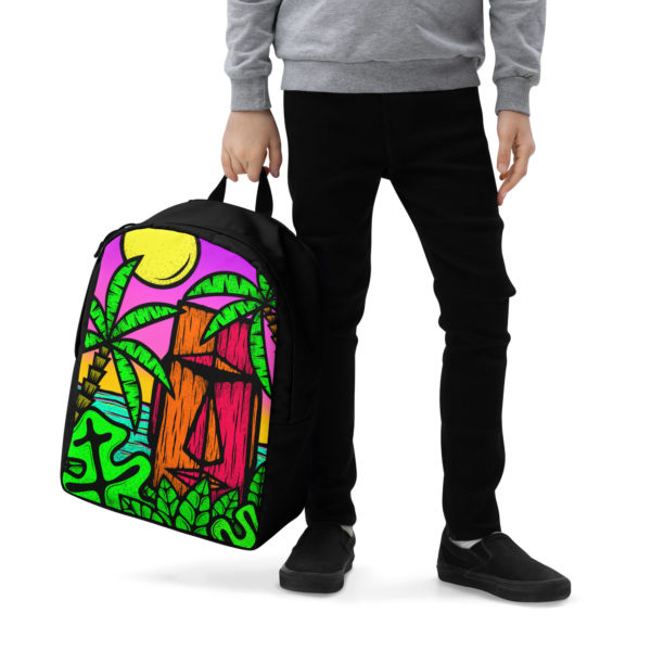Moai Sunset - Backpack - Image 3