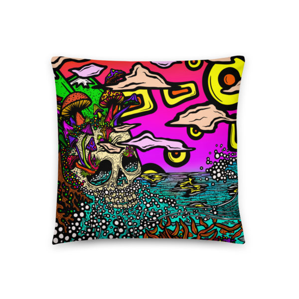 Slightly Shroomin - Throw Pillow - Image 3