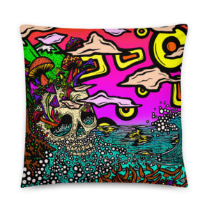 Slightly Shroomin - Throw Pillow