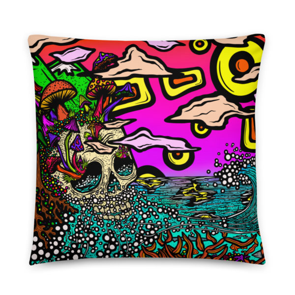 Slightly Shroomin - Throw Pillow