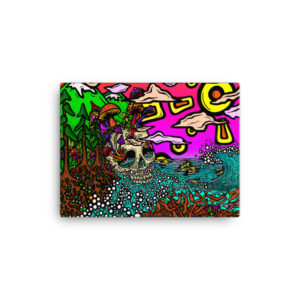 Slightly Shroomin - Canvas Print in Multiple Sizes