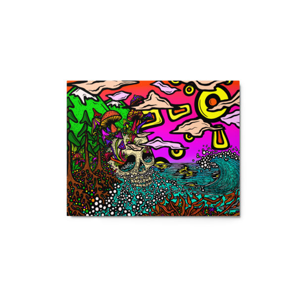 Slightly Shroomin - Metal prints in Multiple Sizes - Image 2