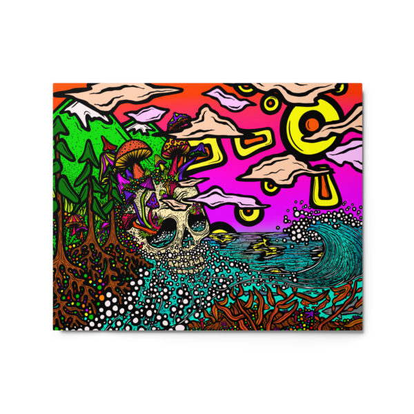 Slightly Shroomin - Metal prints in Multiple Sizes - Image 3