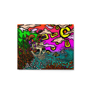 Slightly Shroomin - Metal prints in Multiple Sizes