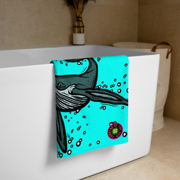 Big Island Whale - Beach Towel - Image 3