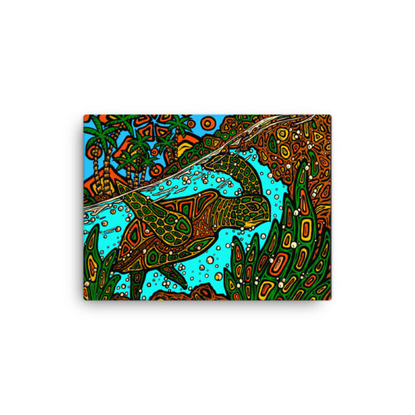 Honu - Gallery Wrapped Canvas Print - Image 2