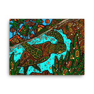 Honu - Gallery Wrapped Canvas Print