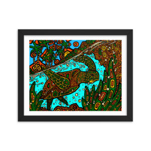 Honu - Framed Poster Print