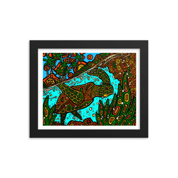 Honu - Framed Poster Print - Image 2
