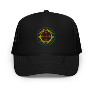 Corners of the Sun Embroidered Badge Logo Foam trucker hat