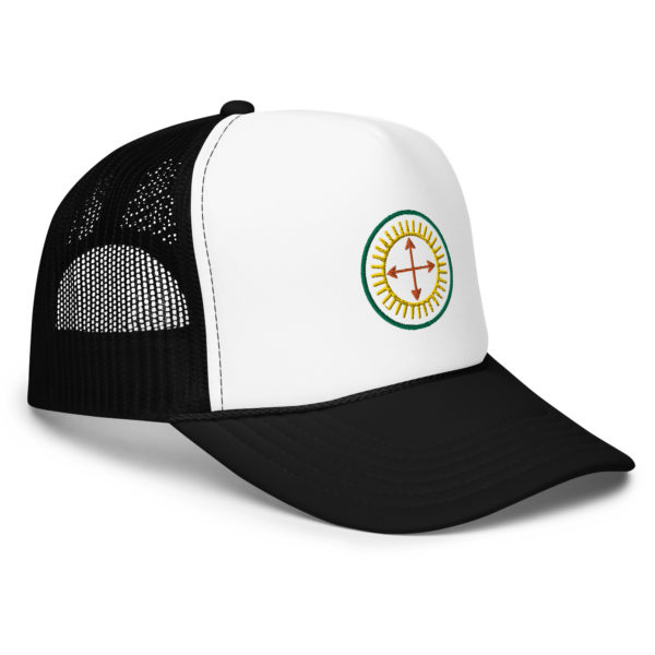 Corners of the Sun Embroidered Badge Logo Foam trucker hat - Image 2