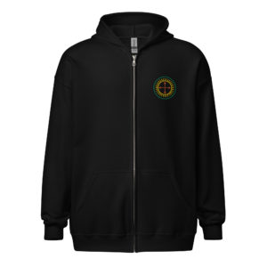 Corners of the Sun Embroidered Badge Logo Unisex heavy blend zip hoodie