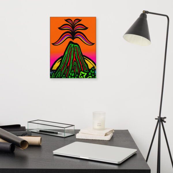 Volcano Sunset - Gallery Wrapper Canvas Print in multiple sizes - Image 2