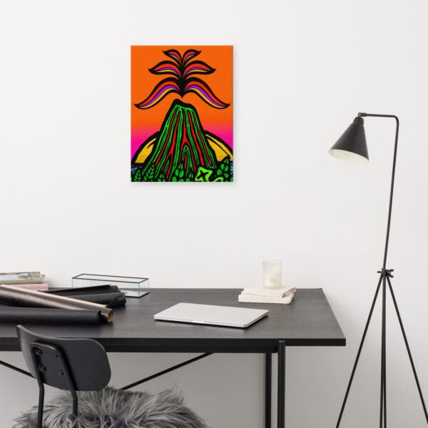 Volcano Sunset - Gallery Wrapper Canvas Print in multiple sizes - Image 3