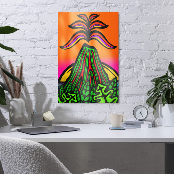Volcano Sunset - Metal prints - Image 2