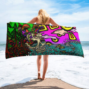 Slightly Shroomin - Beach Towel