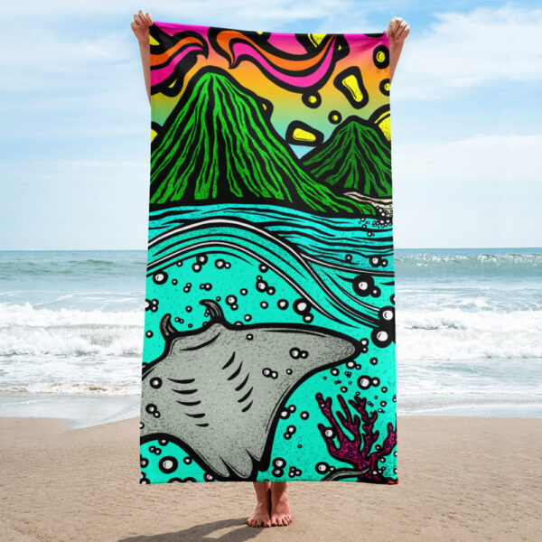 Manta Ray - Beach Towel