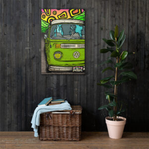 Flat Tire on the H3 - Gallery Wrapped Canvas Prints