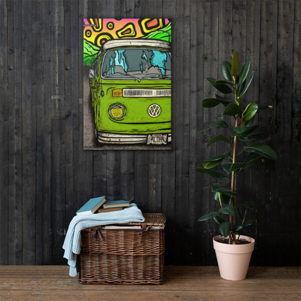 Flat Tire on the H3 - Gallery Wrapped Canvas Prints