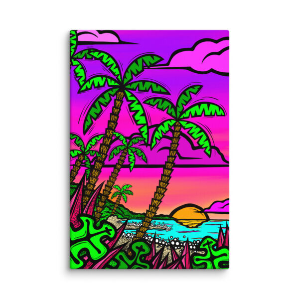 Lava Lava View - Gallery Wrapped Canvas Print