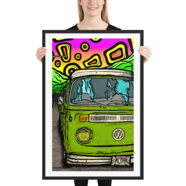 Flat Tire on the H3 - Framed poster - Image 4