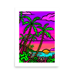 Lava Lava View - Matte Giclee Print