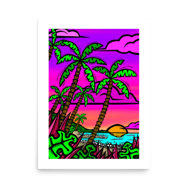 Lava Lava View - Matte Giclee Print