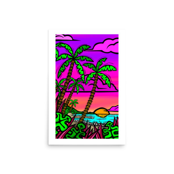 Lava Lava View - Matte Giclee Print - Image 3