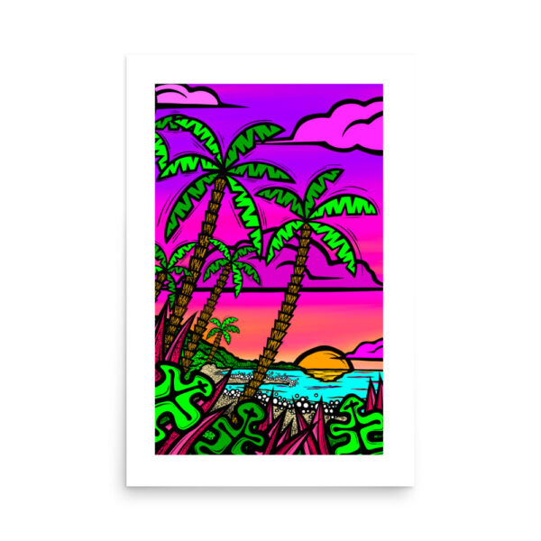 Lava Lava View - Matte Giclee Print - Image 4