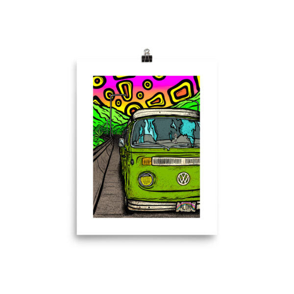 Flat Tire on the H3 - Matte Giclée Print