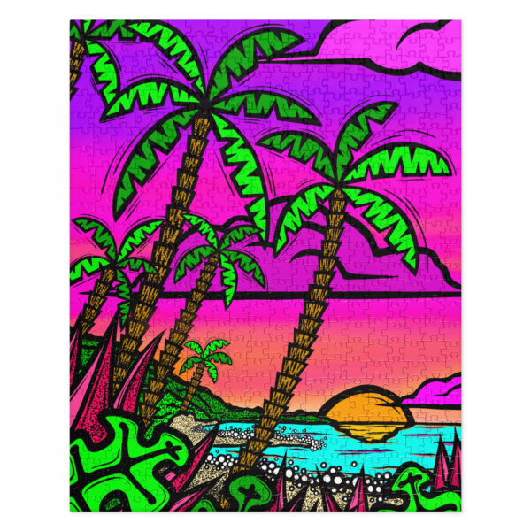 Lava Lava View - Jigsaw puzzle - 252 or 520 piece - Image 2