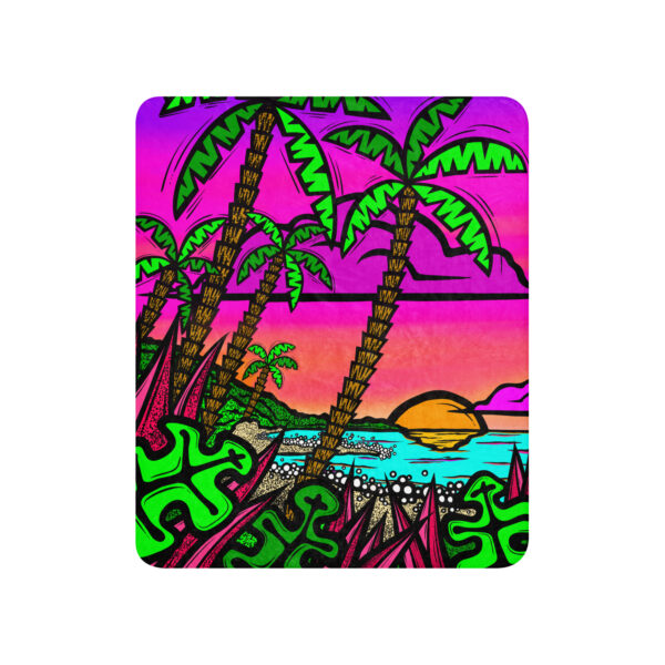 Lava Lava View - Super Cozy Sherpa blanket - Image 4