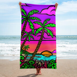 Lava Lava View - Beach Towel