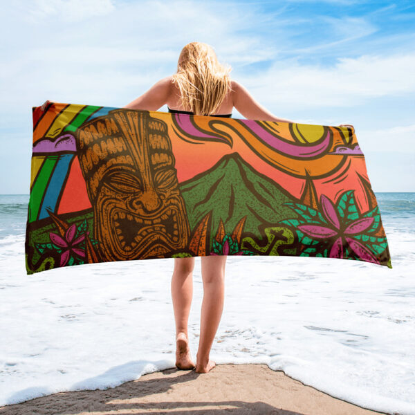 Rainbow Tiki - Beach Towel