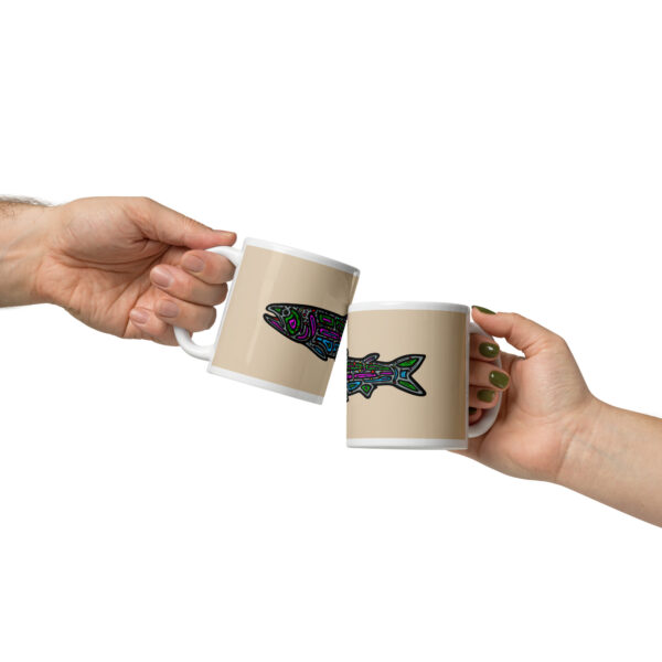Rainbow Trout - White glossy mug - Image 2