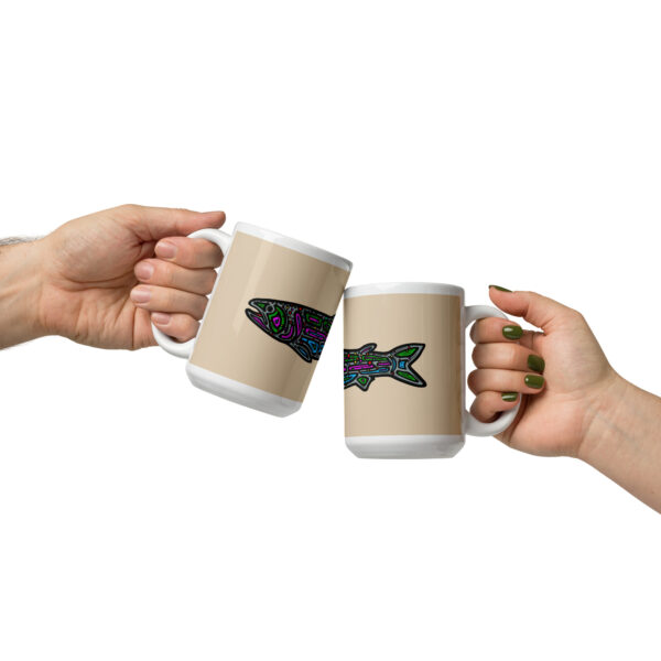 Rainbow Trout - White glossy mug - Image 3