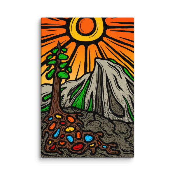 Half Dome - Gallery Wrapped Canvas Print - Image 2