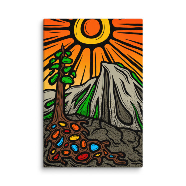 Half Dome - Gallery Wrapped Canvas Print - Image 3