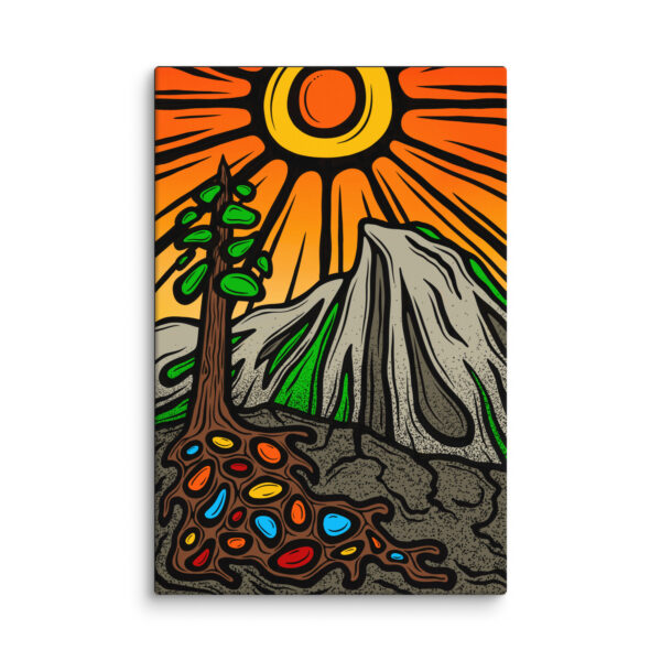 Half Dome - Gallery Wrapped Canvas Print - Image 4